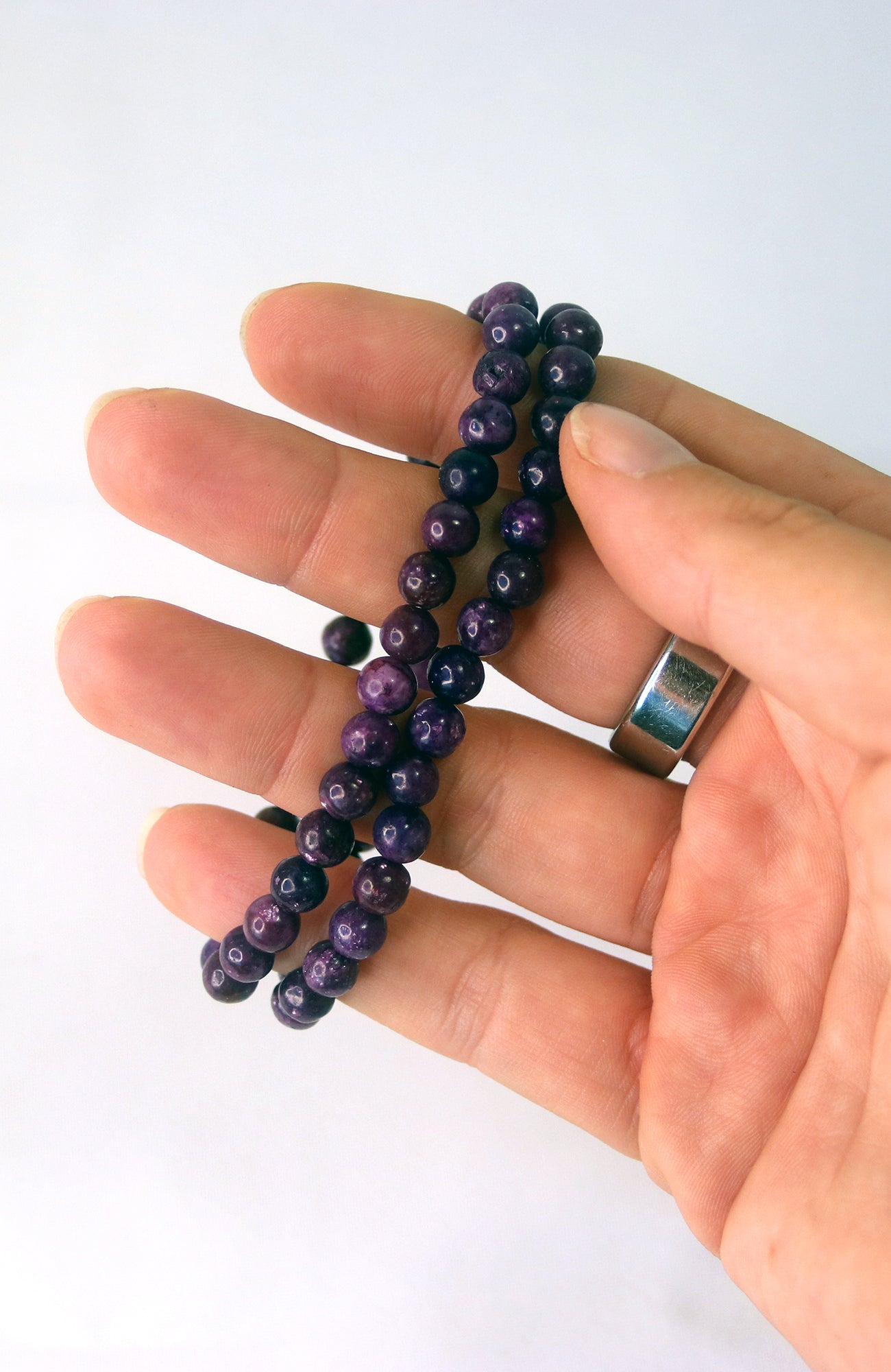 Lepidolite 8mm Bead